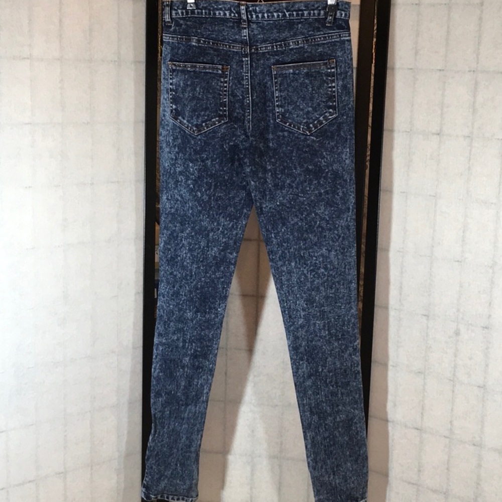 36point5 blue jean distressed leggings - Picture 6 of 7